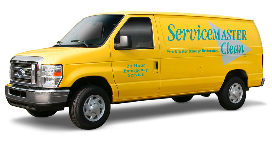 ServiceMaster Clean Yellow Van